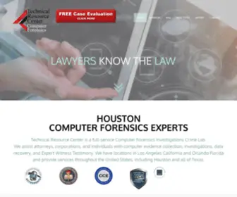 Computerforensicshouston.com(Houston Computer Forensics and Cell Phone Investigations) Screenshot