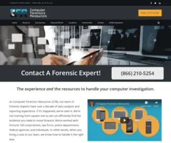 Computerforensicsresources.com(CFR) Screenshot