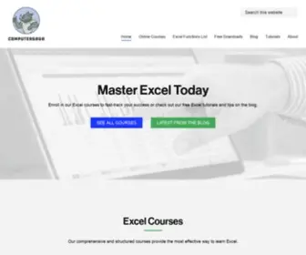 Computergaga.com(Learn Excel Online) Screenshot