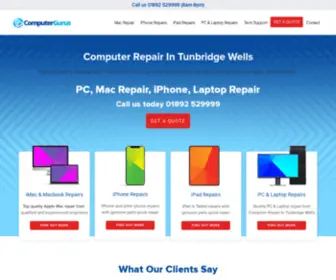 Computergurus.co.uk(Computer Repair in Tunbridge Wells) Screenshot