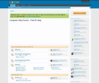 Computerhelpforums.com(Computer Help Forums) Screenshot