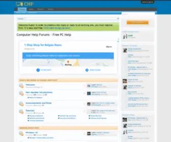 Computerhelpforums.net(Computer Help Forums) Screenshot