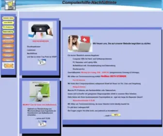 Computerhilfe-Nachfuelltinte.at(EDV-COMPUTERHILFE Notdienst-Graz-Datenrettung-Videoüberwachung-Druckerzubehör zum TOP Preis im Shop) Screenshot