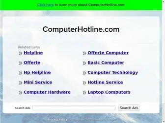 Computerhotline.com(Computerhotline) Screenshot