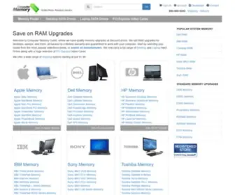 Computermemoryoutlet.com(Save on RAM Upgrades) Screenshot