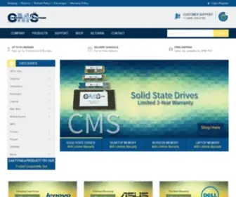 Computermemorysolutions.com(DRAM, Solid State Drives (SSD) & Memory Upgrades) Screenshot