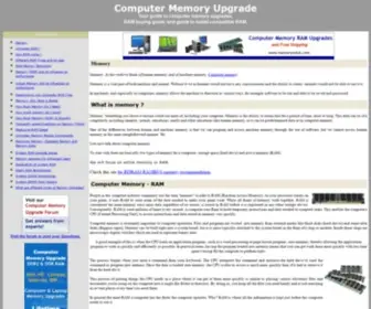 Computermemoryupgrade.net(Computer Memory Upgrade) Screenshot