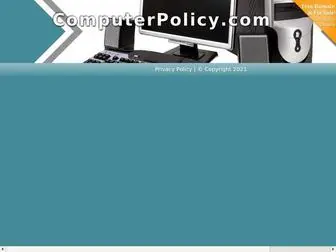 Computerpolicy.com(A Guide for Drafting Comprehensive and Effective Computer Policies) Screenshot