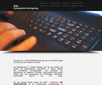 Computerreinigung-Bremen.de(Der Name K & L COMPUTERREINIGUNG steht seit nunmehr 25 Jahren (01.09.1989)) Screenshot