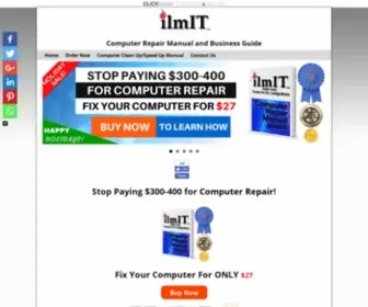 Computerrepairebook.com(Computer Repair Services Manual and Business Guide e) Screenshot