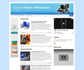 Computerrepairmaintenance.com(Computer Repair and Maintenance) Screenshot