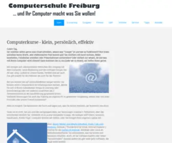 Computerschule-Freiburg.de(Startseite) Screenshot