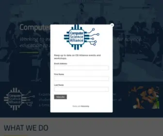 Computersciencealliance.org(Computer Science Alliance) Screenshot