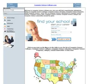 Computersciencecolleges.com(Computer Science Colleges.com) Screenshot