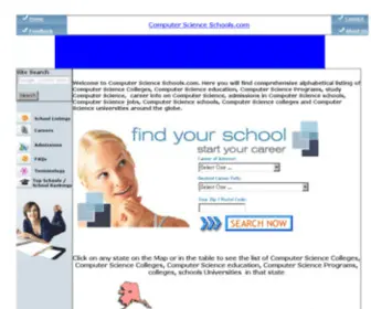 Computerscienceschools.com(Computer Science Schools.com) Screenshot