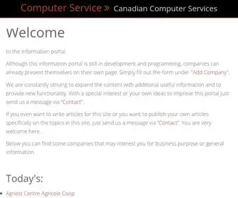 Computerservice.bz(Computer Service) Screenshot