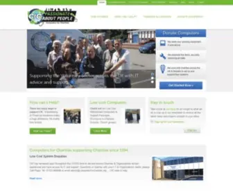 Computersforcharities.org(Computers for Charities) Screenshot