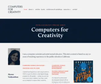 Computersforcreativity.com(Computers For Creativity) Screenshot