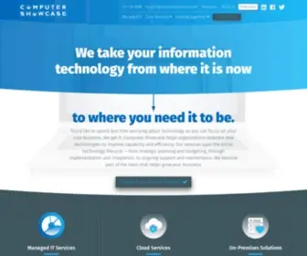 Computershowcase.com(Managed IT Services) Screenshot