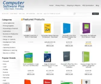 Computersoftwareplus.com(Computer Software Plus) Screenshot