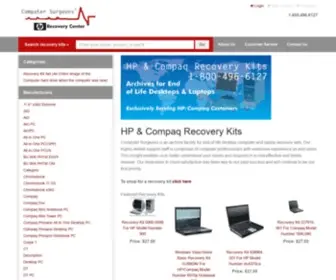 Computersurgeons.com(HP/Compaq Recovery CD Vendor Computer Surgeons) Screenshot