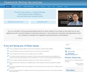 Computersystemvalidation.com(David Nettleton) Screenshot