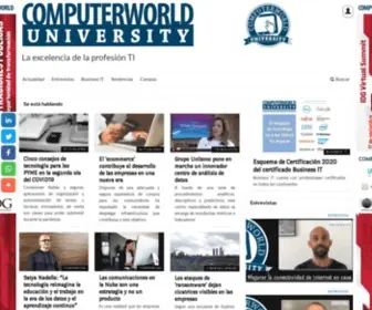Computerworlduniversity.es(Computerworld university) Screenshot