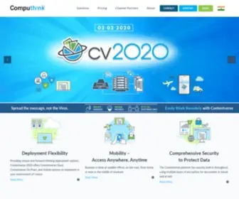 Computhink.com(Transforming Digital Business Environments) Screenshot