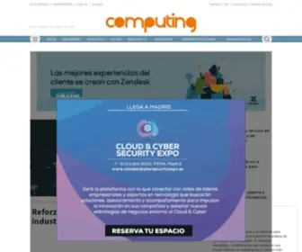 Computing.es(Publicación líder en noticias de tecnología e informática) Screenshot