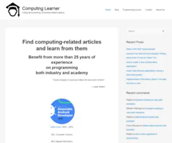 Computinglearner.com(Computing Learner) Screenshot