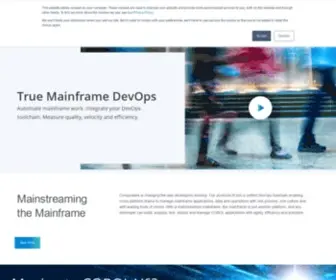 Compuware.com(Modern mainframe software solutions for DevOps and agile development) Screenshot