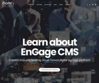Comqi.com(ComQi's digital signage ecosystem) Screenshot