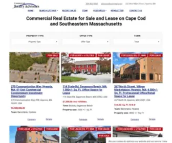 Comrealty.net(Discover Cape Cod Commercial Real Estate) Screenshot