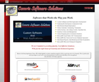 Comriesoftware.com(Comrie Software Solutions) Screenshot