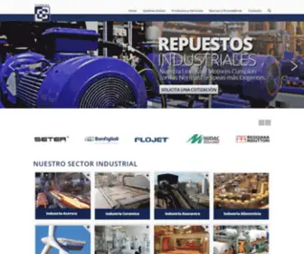 Comrisa.com(Comercializadora de Repuestos Industriales) Screenshot