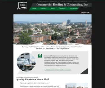 Comroofing.com(Commercial Roofing & Contracting) Screenshot