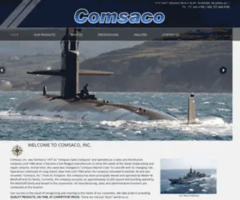 Comsaco.com(Navy Shipboard Electrical Equipment) Screenshot