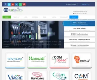 Comsats.net.pk(COMSATS Internet Services) Screenshot