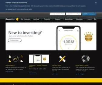 Comsec.com.au(Start trading today with Australia's leading online broker) Screenshot