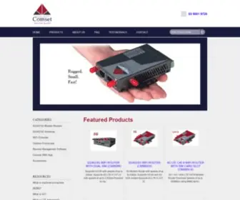 Comset.com.au(Industrial 4G LTE Routers) Screenshot