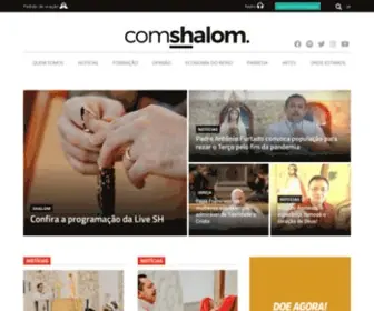 Comshalom.org(A Comunidade Católica Shalom nasceu em Fortaleza (Ceará) Screenshot