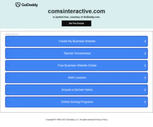 Comsinteractive.com(Comsinteractive) Screenshot