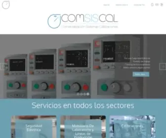 Comsiscal.com(Equipos de ensayos de seguridad eléctrica en Madrid) Screenshot