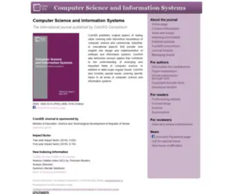 Comsis.org(Computer Science and Information Systems) Screenshot