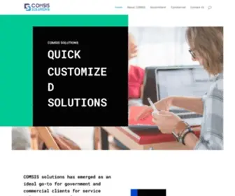 Comsissolutions.com(Quick, Customized Solutions) Screenshot