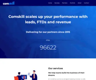 Comskill.com(Your high quality igaming lead) Screenshot