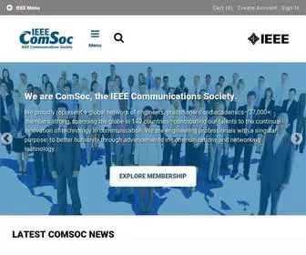Comsoc.org(The IEEE Communications Society) Screenshot