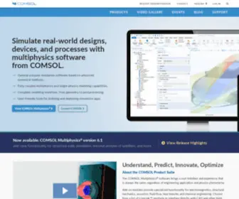 Comsol.com(Software for Multiphysics Simulation) Screenshot