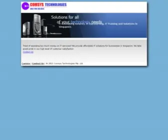 Comsys.com.sg(Comsys Technologies) Screenshot