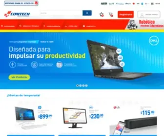 Comtech.com.ni(Líder en Soluciones Tecnológicas) Screenshot